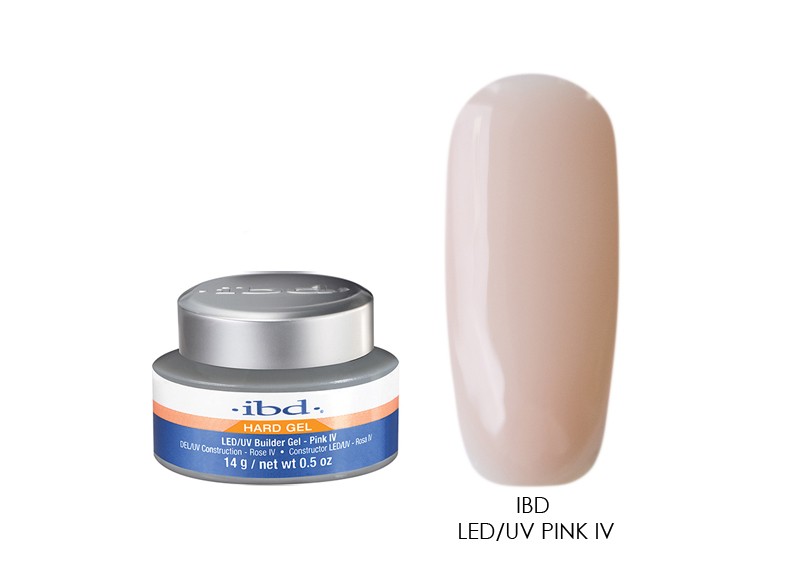 IBD, Led/UV Pink IV – конструирующий камуфлирующий гель, 14 г