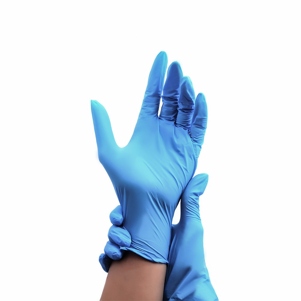 TNL, перчатки для маникюриста нитриловые (голубые, размер S), 100 шт