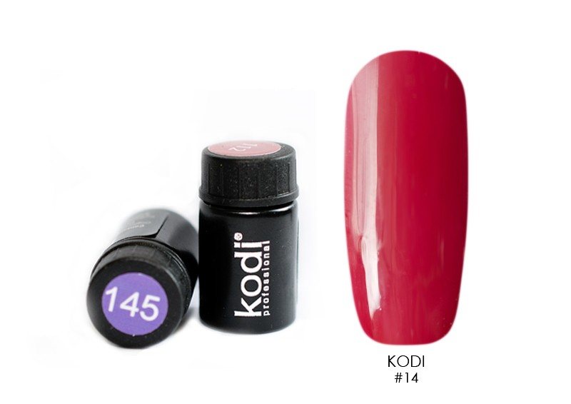 Kodi, цветная гель-краска биогель с липким слоем (№14), 10 мл