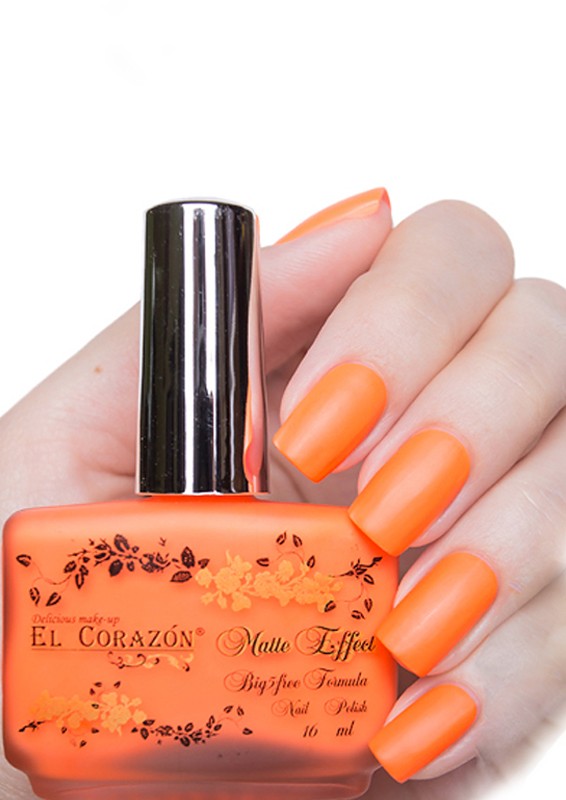 EL Corazon, лак для ногтей (Matte Effect Neon №142), 16 мл