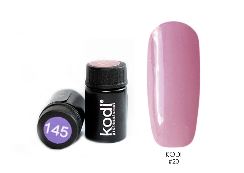 Kodi, цветная гель-краска биогель с липким слоем (№20), 4 мл