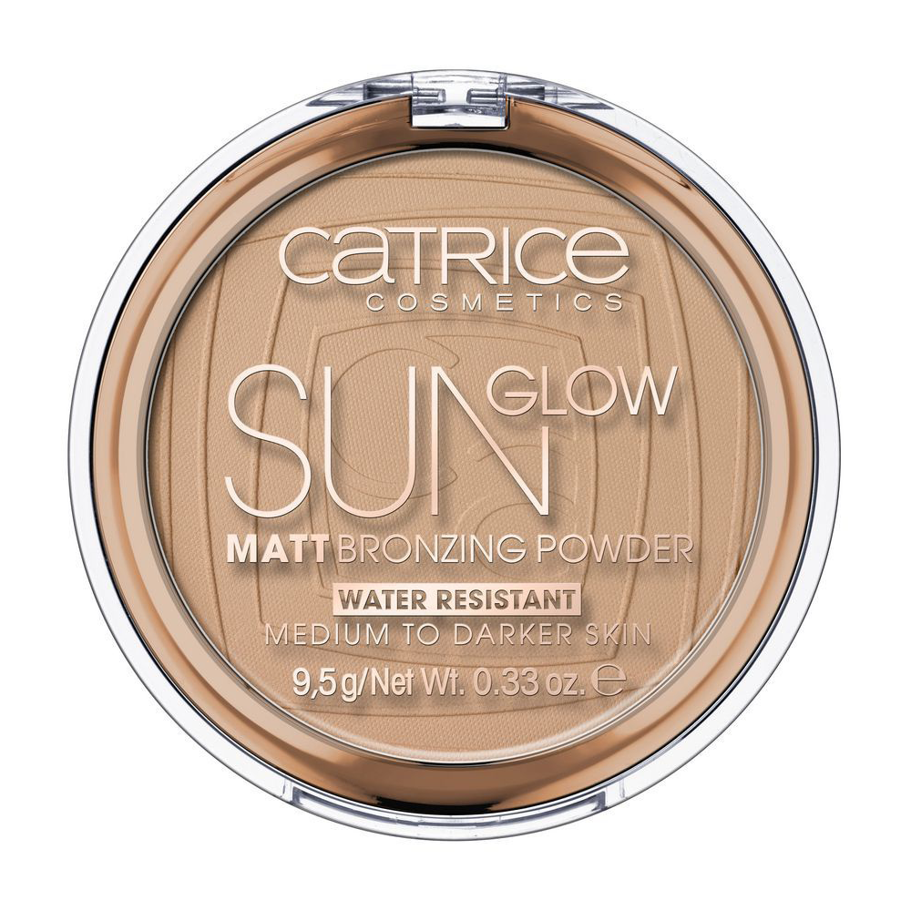 Catrice, Sun Glow Matt Bronzing Powder - пудра мат. с эфф. загара (035 Universal Bronze нат.бронз.)