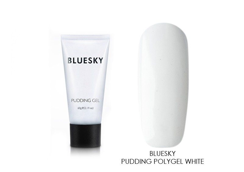 Bluesky, Pudding polygel - полигель (белый), 60 мл