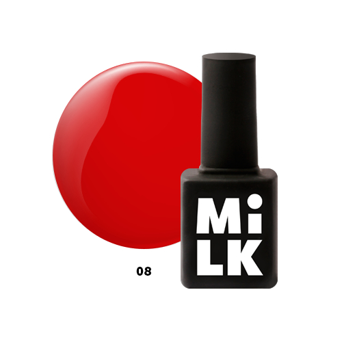 Milk, PODO LINE - однофазный гель-лак для педикюра №08, 9 мл
