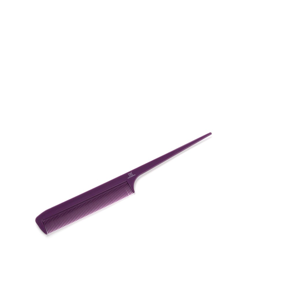 Tnl, расческа для волос с разделителем прядей (210 мм, баклажановая)