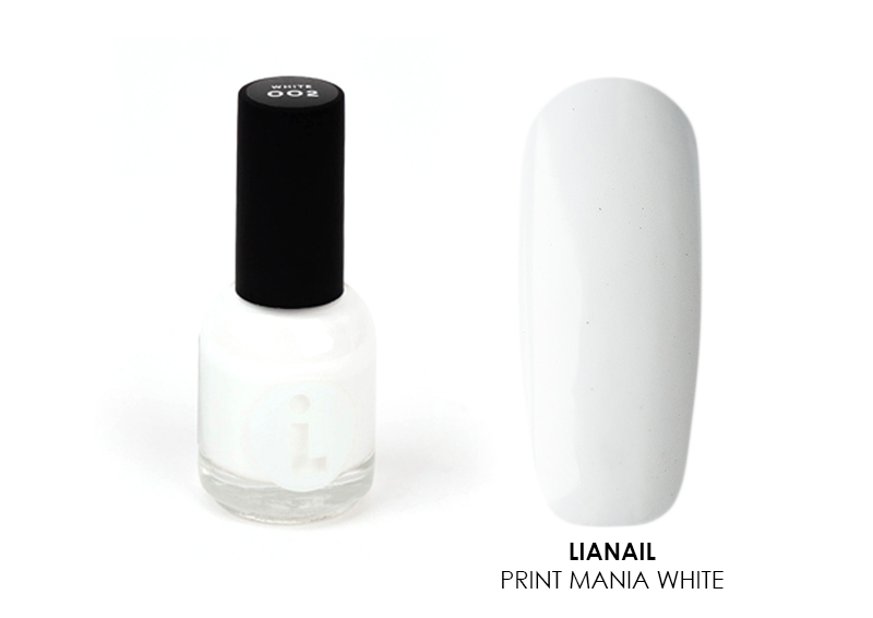 Lianail, Print Mania - лак для стемпинга (White)