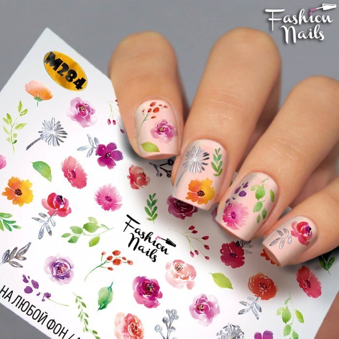 Fashion Nails, слайдер-дизайн "Metallic" №284 Fashion Nails, слайдер-дизайн "Metallic" №284