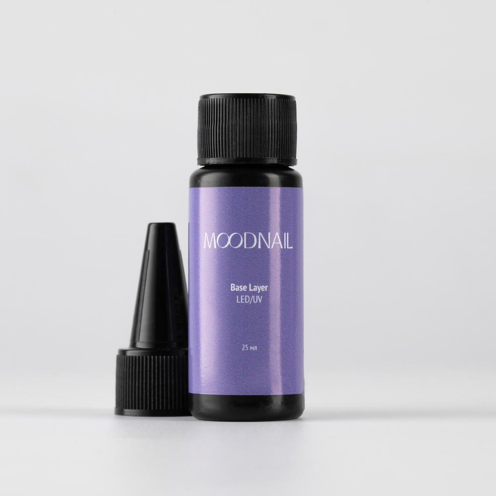 MoodNail, Base Layer - каучуковая база для гель-лака (прозрачная), 25 гр MoodNail, Base Layer - каучуковая база для гель-лака (прозрачная), 25 гр
