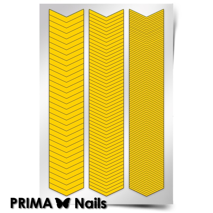 PrimaNails, Трафарет для дизайна ногтей (Шевроны)