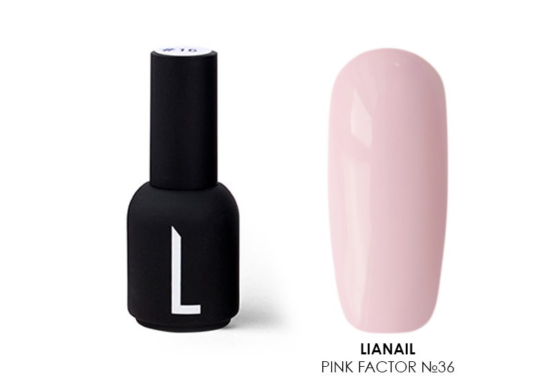 Lianail, гель-лак Pink Factor №36, 10 мл