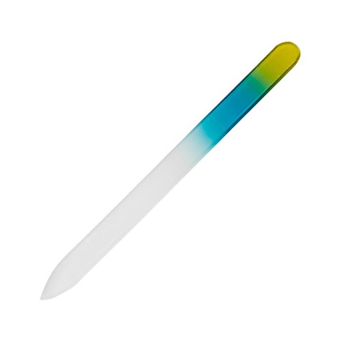 Irisk, Пилка стеклянная двухцветная (Желто-голубая №04), 14 см