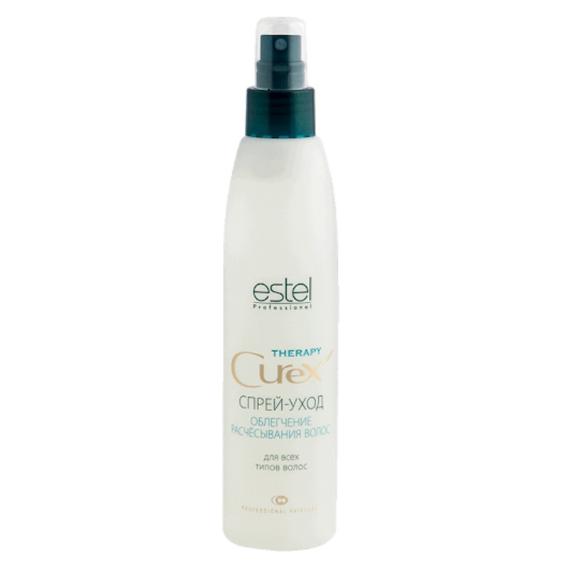 Estel, Curex Theraphy - спрей-уход облегчение расчесывания для всех типов волос, 200 мл