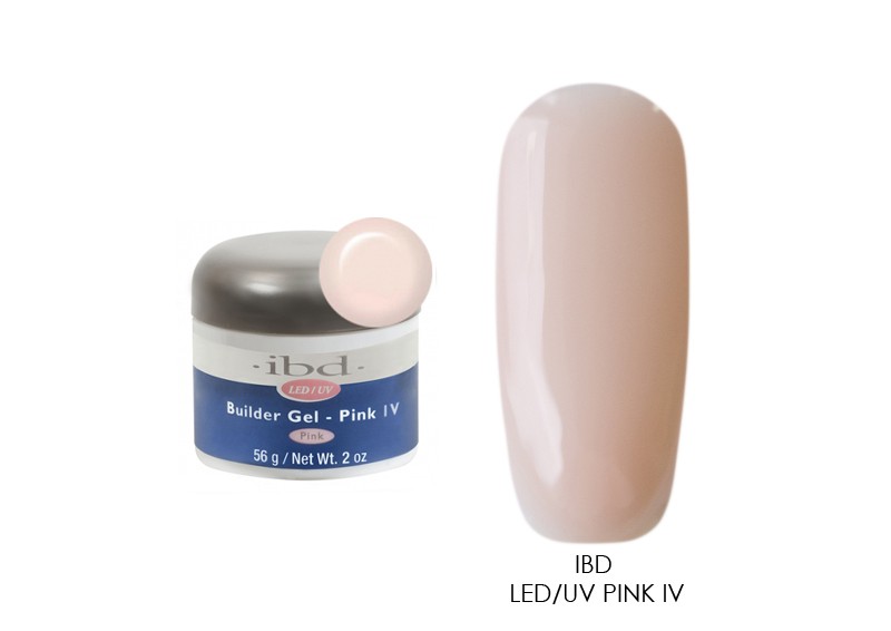 IBD, Led/UV Pink IV – конструирующий камуфлирующий гель, 56 г