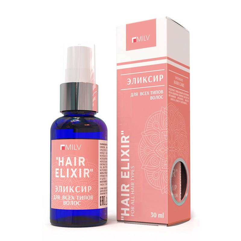 Milv, Hair Elixir - парфюмированный эликсир для волос, 30 мл