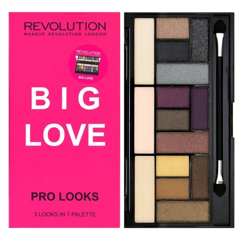 Makeup Revolution, Pro Looks Palette - палетка теней (Big Love)