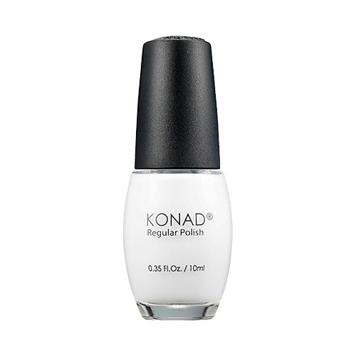 Konad Regular Nail - лак для ногтей (Solid White R07), 10 мл