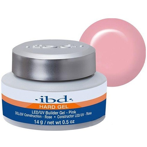 IBD, Led/UV Builder Gel Pink – конструирующий розовый гель, 14 г