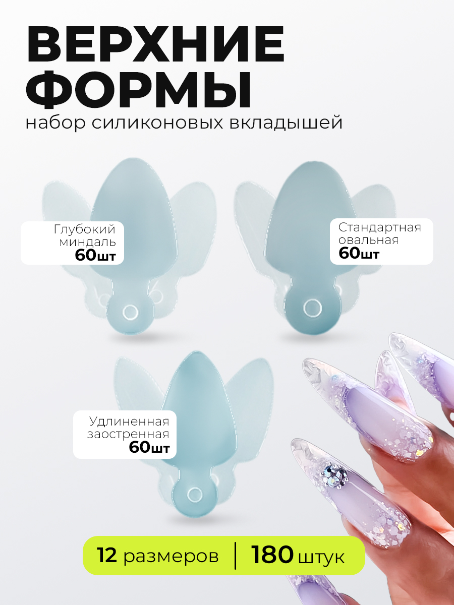 Набор с подарком Irisk набор силиконовые вкладыши для верхних форм (2 шт + 1 в подарок) Набор с подарком Irisk набор силиконовые вкладыши для верхних форм (2 шт + 1 в подарок)