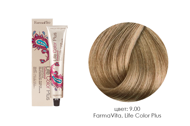 FarmaVita, Life Color Plus - крем-краска для волос (9.00 насыщенный очень светлый блондин)