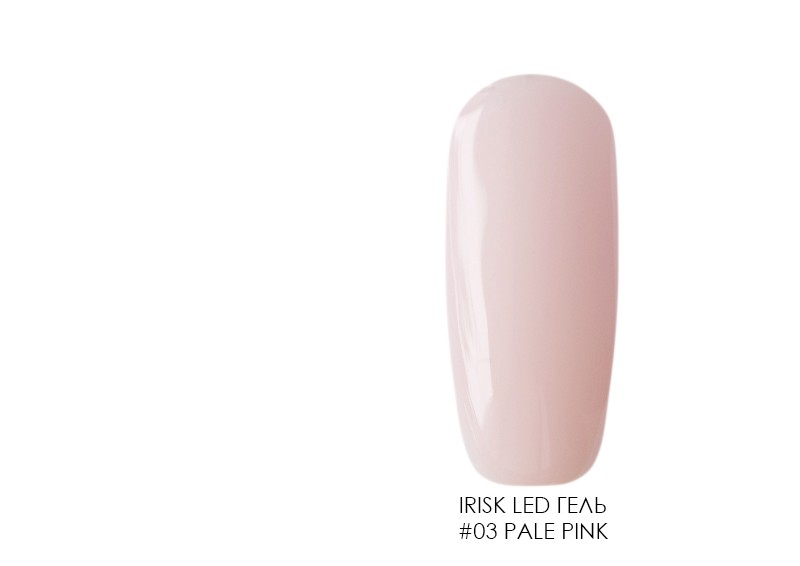 Irisk, LED-гель (Pale Pink), 10 мл