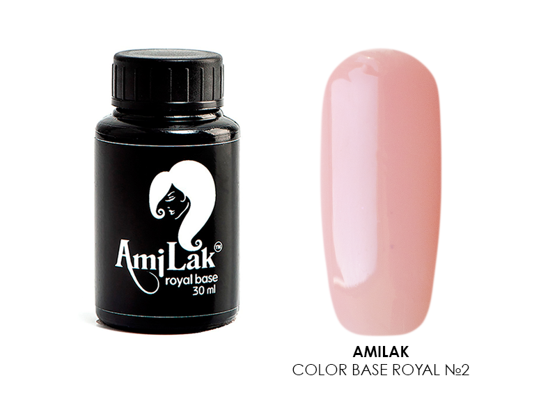 AmiLak, Color Base Royal — база каучуковая камуфлирующая (№2), 30 мл