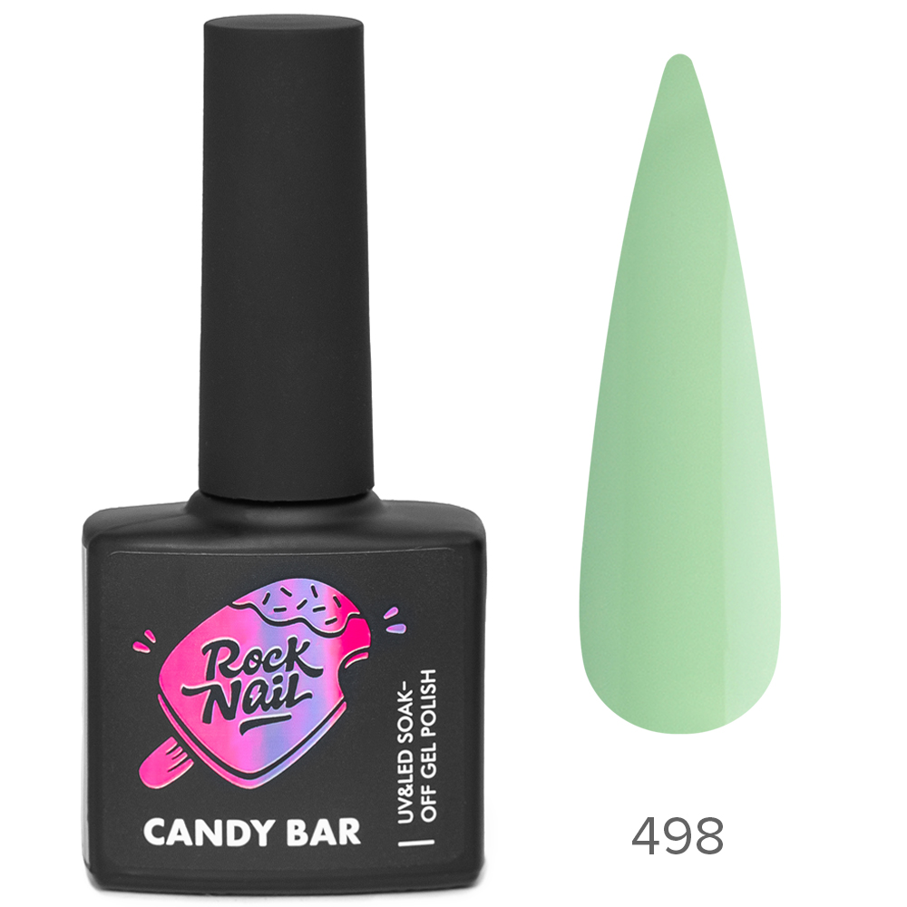 RockNail, гель-лак Candy Bar №498, 10 мл RockNail, гель-лак Candy Bar №498, 10 мл