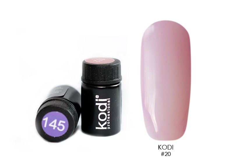 Kodi, цветная гель-краска биогель с липким слоем (№20), 10 мл