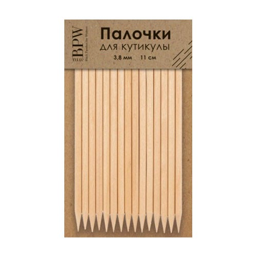 BPW.Style, палочки для кутикулы (11 см), 15 шт