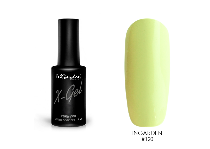 Ingarden, гель-лак X-Gel (№120), 8 мл Ingarden, гель-лак X-Gel (№120), 8 мл