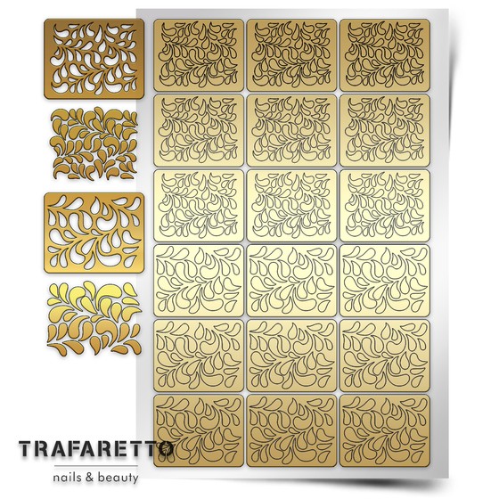 Trafaretto (Prima nails), Трафарет для дизайна ногтей (Лепестки)