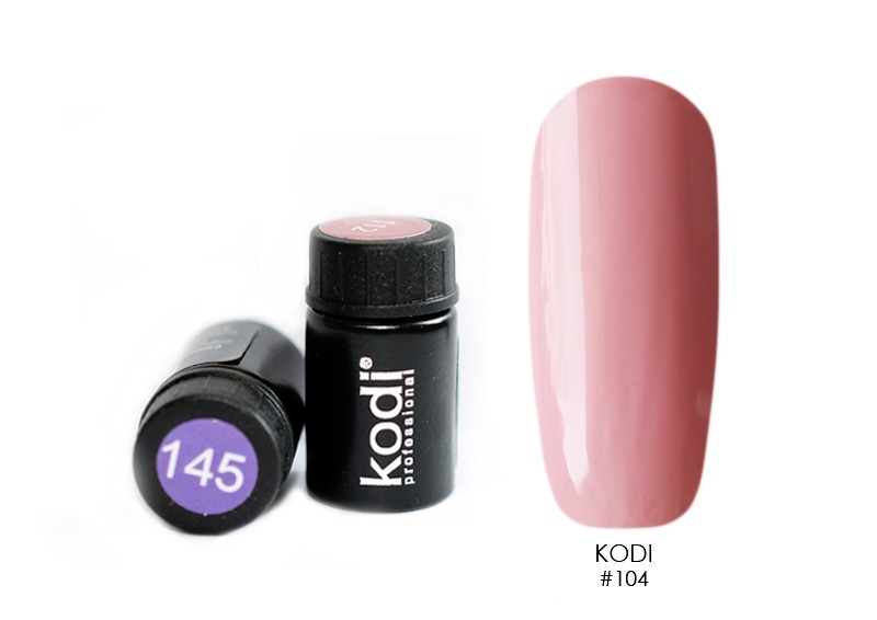 Kodi, цветная гель-краска биогель без липкого слоя (№104), 4 мл