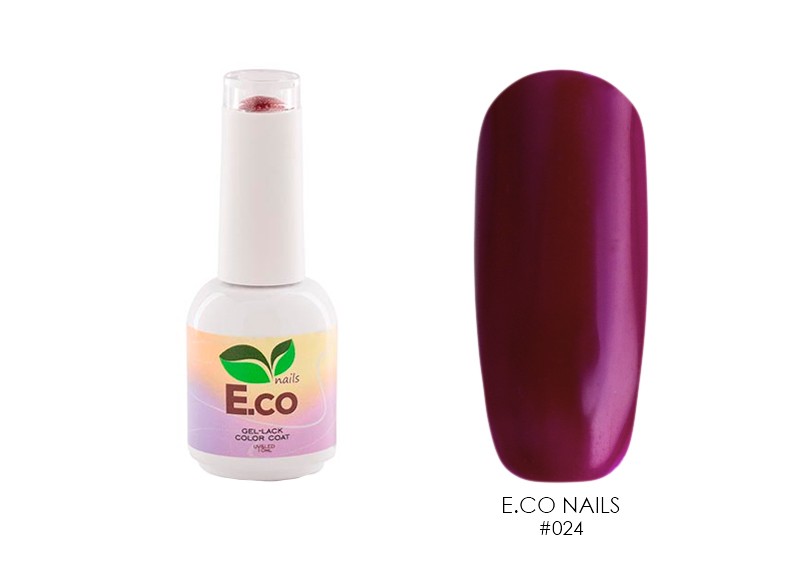 E.Co Nails, гель-лак (№024), 10мл