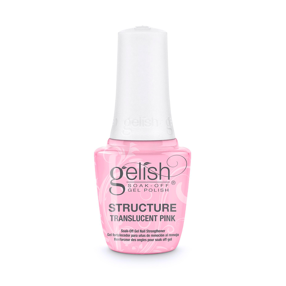 Gelish, Structure Translucent Pink - укрепляющий гель с кисточкой (прозрачно-розовый), 15 мл