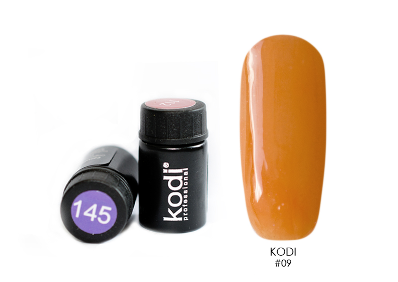 Kodi, цветная гель-краска биогель с липким слоем (№09), 4 мл