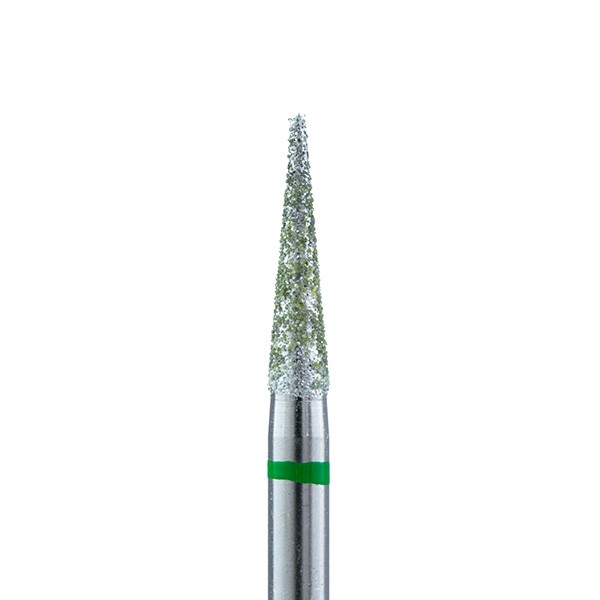 Кристалл, фреза алмазная игла ВладМиВа (зеленая, d 0.23)