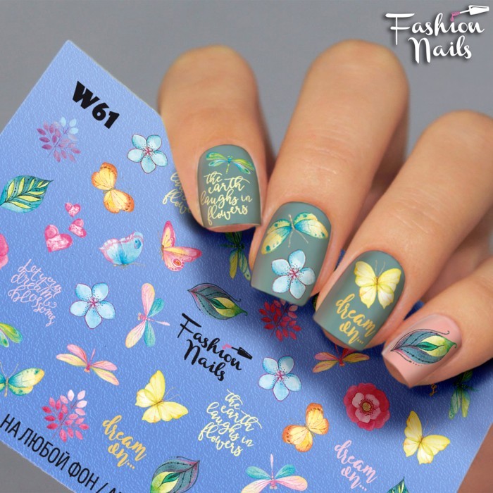 Fashion Nails, слайдер-дизайн "White" №61