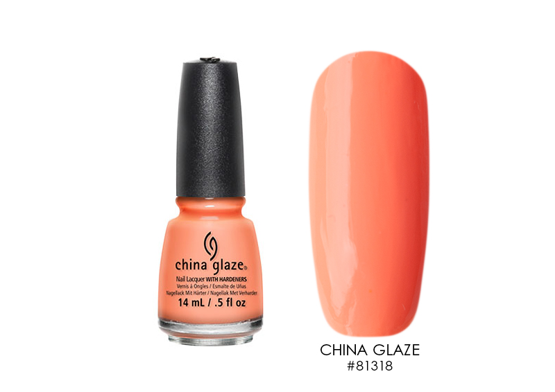 China Glaze, лак для ногтей (Sun of a peach 81318), 14 мл
