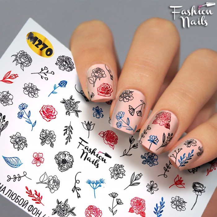 Fashion Nails, слайдер-дизайн "Metallic" №270 Fashion Nails, слайдер-дизайн "Metallic" №270