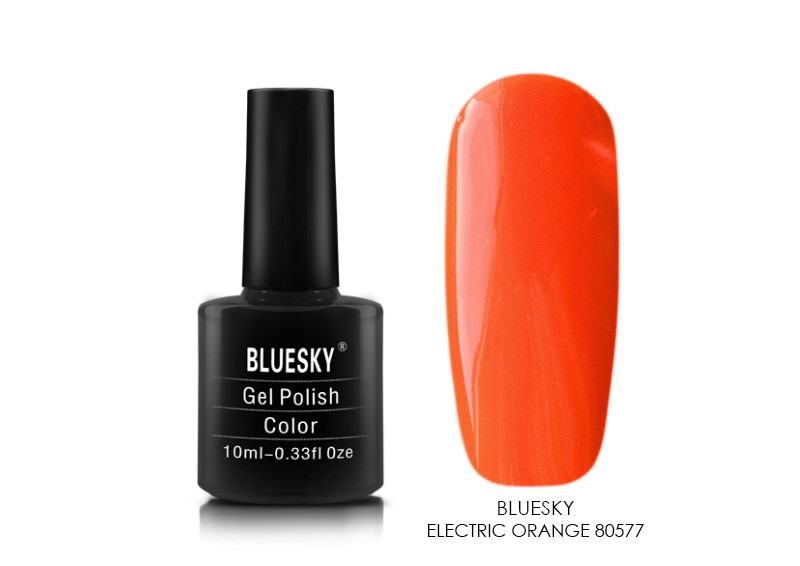 Bluesky, гель-лак (Electric Orange 40577/80577), 10 мл