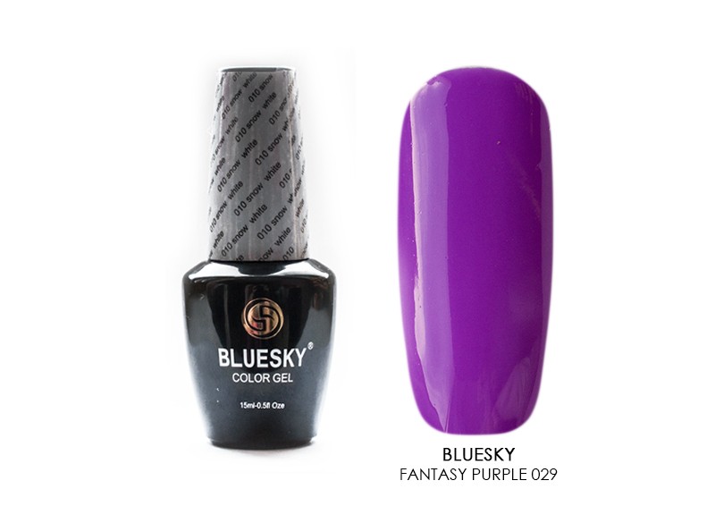 Bluesky, гель-лак (Fantasy purple 029), 15 мл