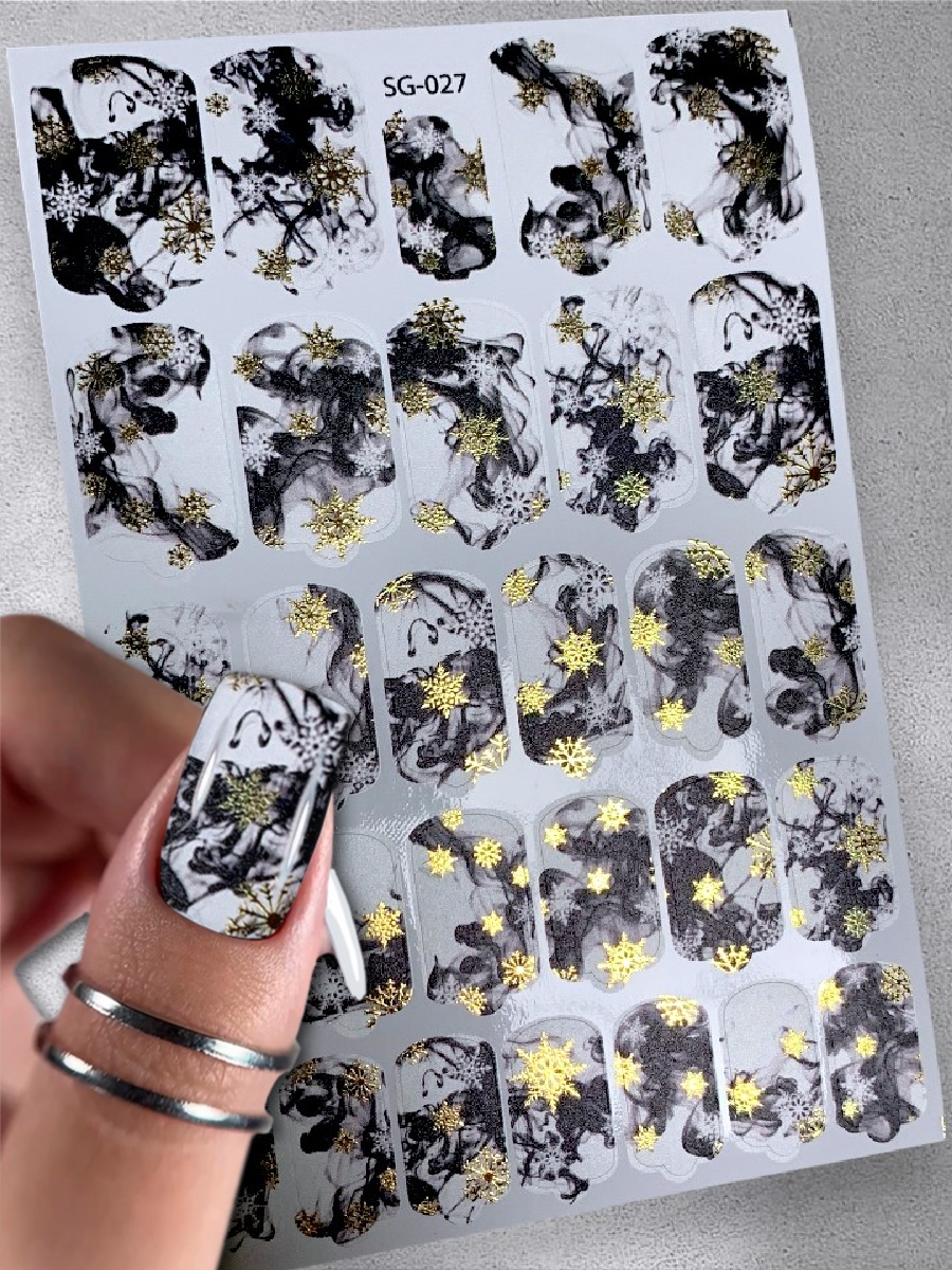 Anna Tkacheva, фольгированные наклейки пленки для дизайна ногтей SG-027 Anna Tkacheva, фольгированные наклейки пленки для дизайна ногтей SG-027