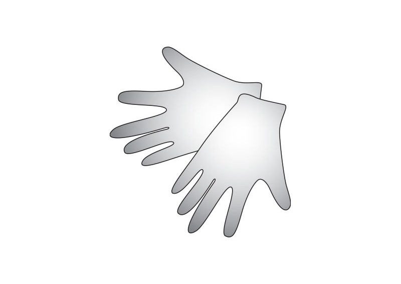 Irisk, перчатки одноразовые полиэтиленовые (размер L), 50 пар