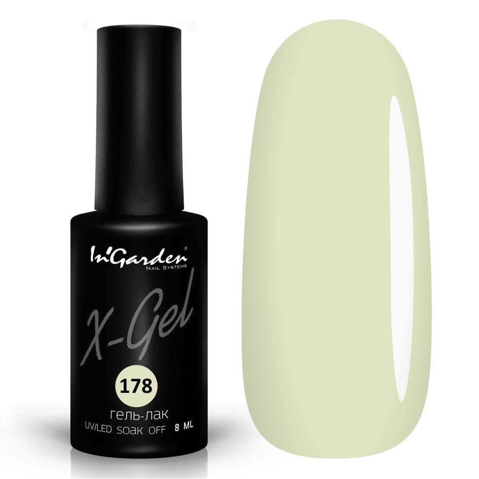 Ingarden, гель-лак X-Gel (№178), 8 мл Ingarden, гель-лак X-Gel (№178), 8 мл