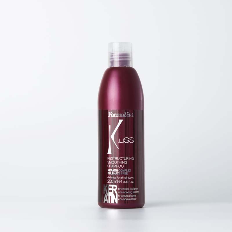 FarmaVita, K.Liss Restructuring smoothing shampoo - реструктурирующий шампунь с кератином, 250мл