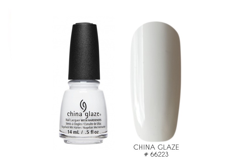 China Glaze, лак для ногтей (Blanc Out), 14 мл