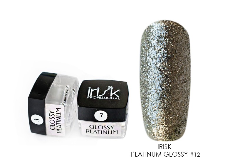 Irisk, гель-лак Glossy Platinum (№12), 5 мл