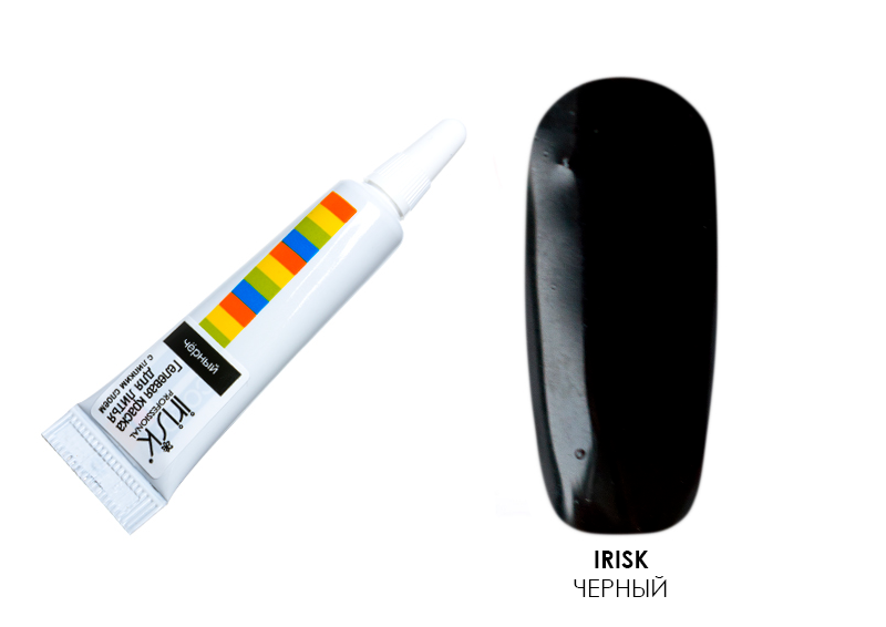 Irisk, гель для литья с липким слоем в тубе (черный), 5 мл