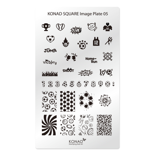 Konad, square image plate 05