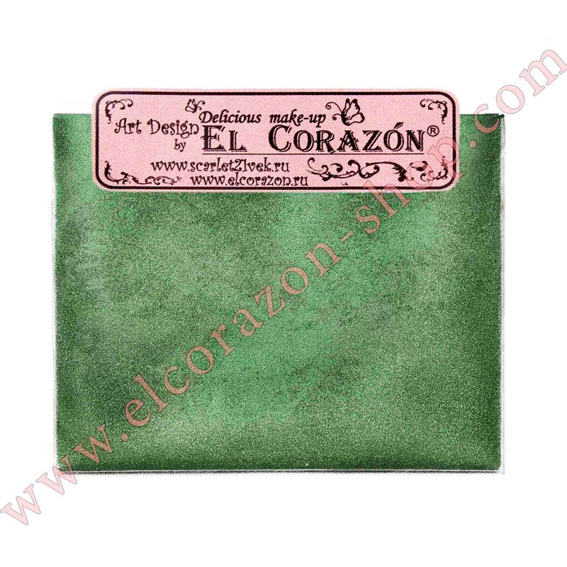 El Corazon, перламутры для дизайна ногтей №p-02 (хаки)