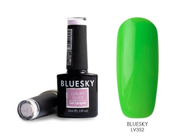Bluesky, гель-лак Luxury Silver (LV352), 10 мл